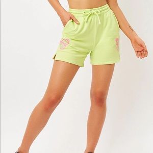 NWT FRANKIES BIKINIS BURL SWEATSHORT SMALL